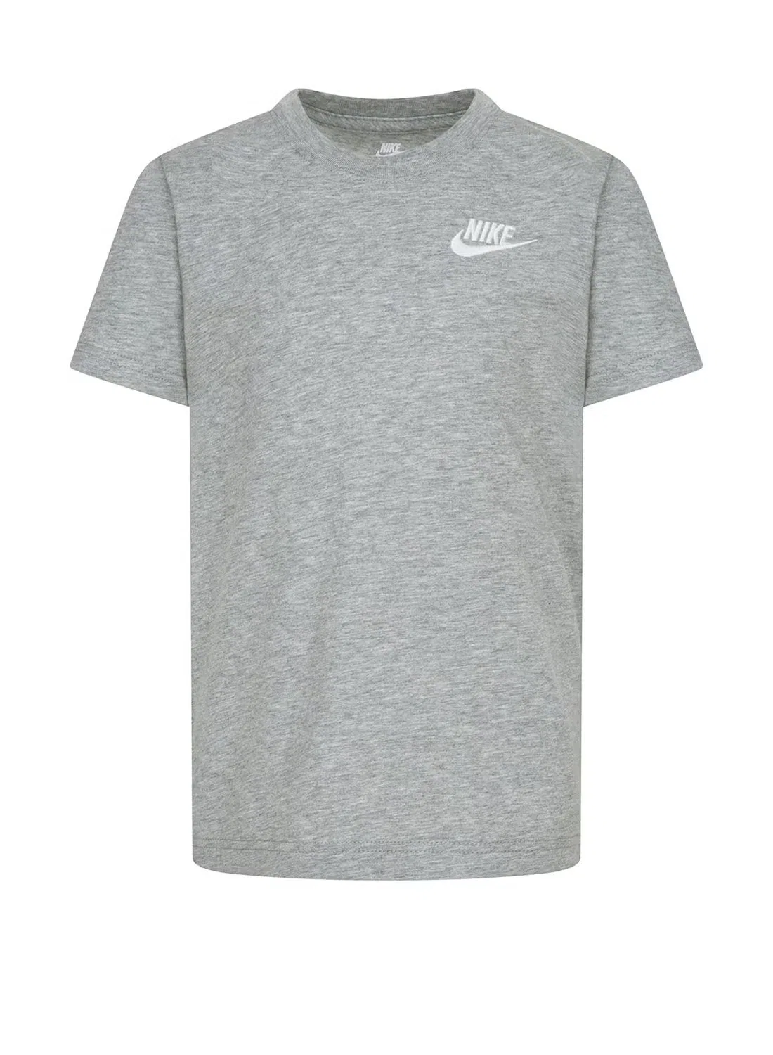 Футболка с вышитым логотипом, детская, Futura, Nike, темно-серый — фото 3