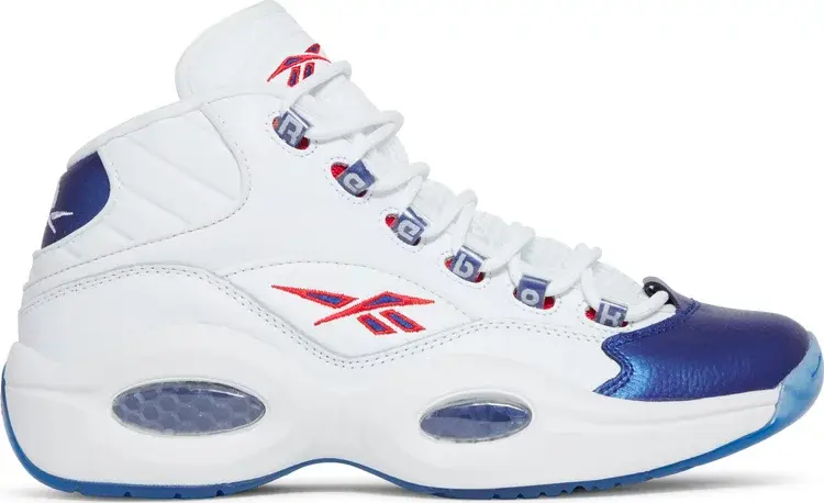 

Кроссовки question mid 'blue toe' 2022 Reebok, белый