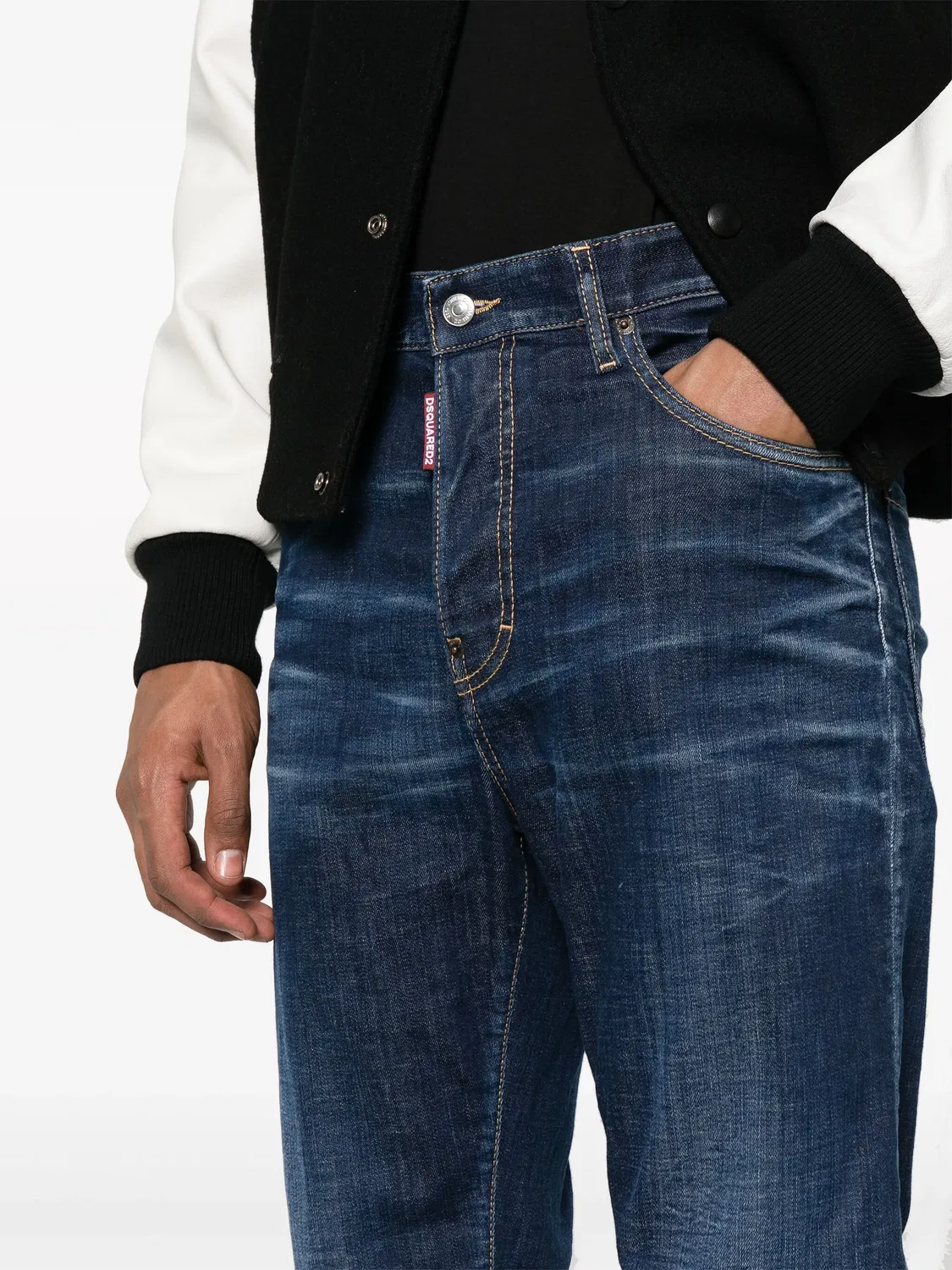 Джинсы DSquared2 642 Straight-Leg — фото 2