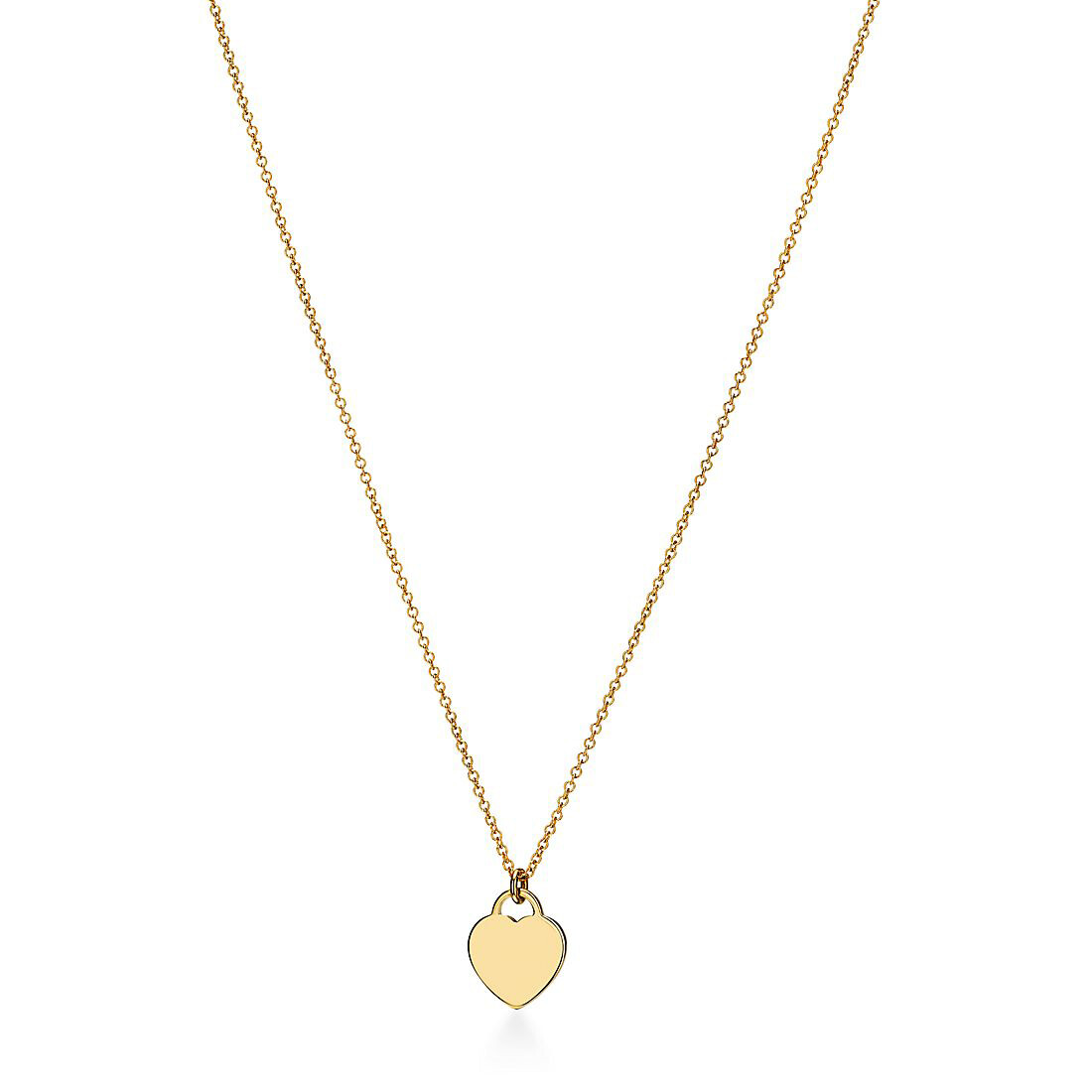 Подвеска Tiffany & Co. Return to Tiffany Mini Heart Tag , золото — фото 3