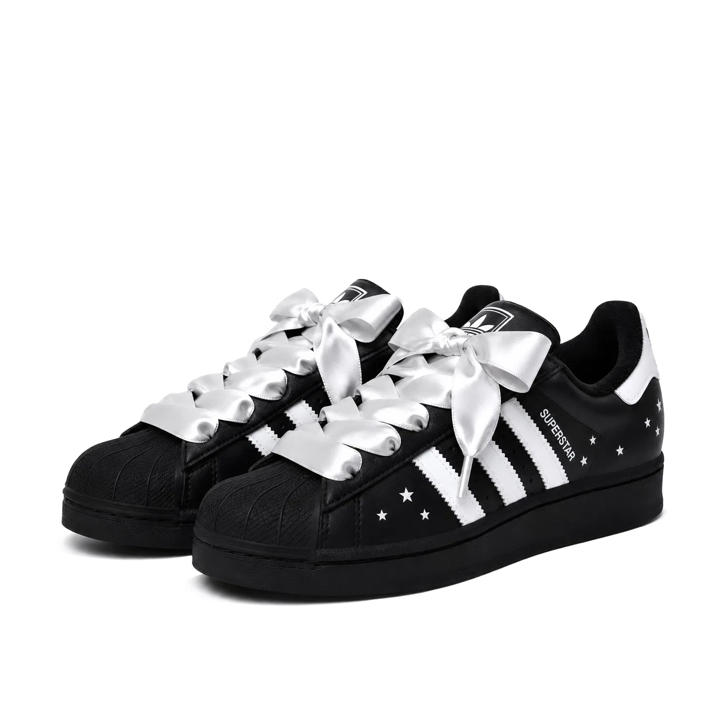 Детские кеды для скейтбординга Superstar 2, Adidas Originals, Black White — фото 4