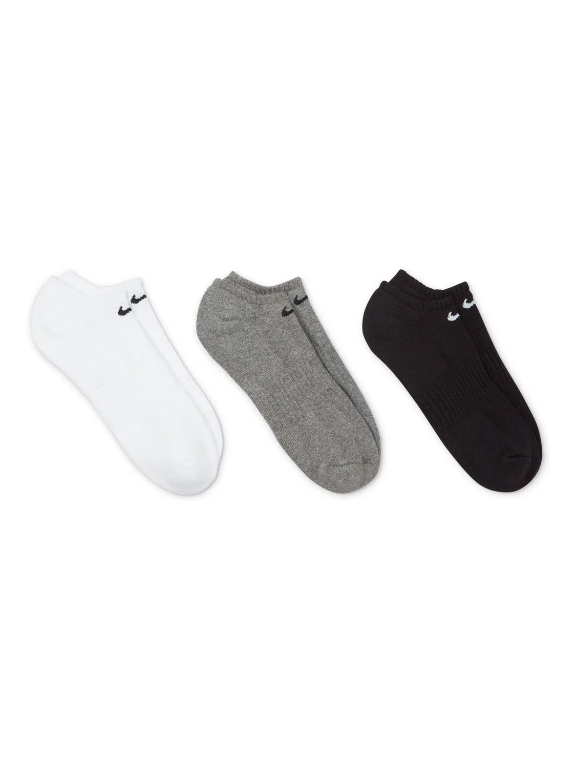 Носки повседневные Nike Everyday Cushioned, серый/черный/белый — фото 3