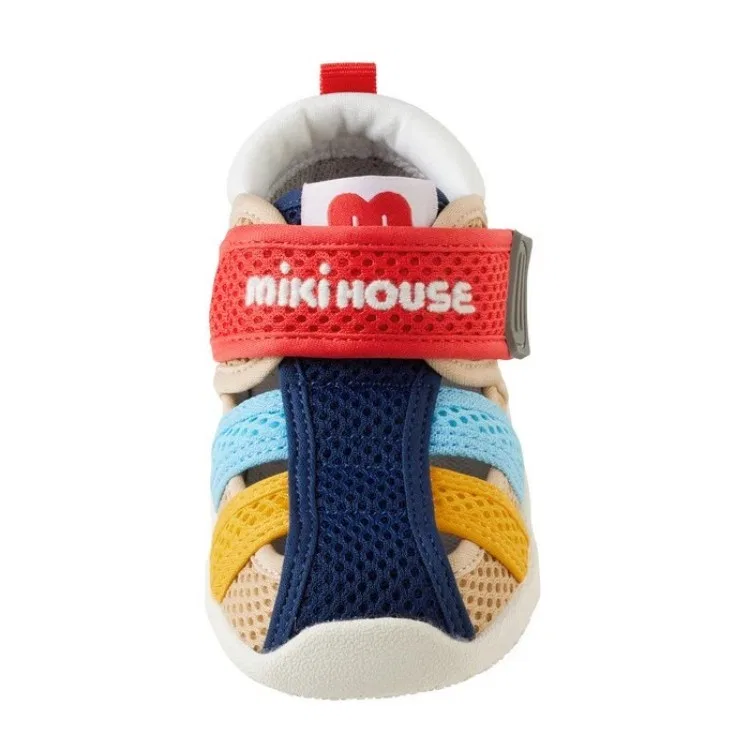Детские кожаные туфли для малышей Multicolor MIKI HOUSE, Multicolor — фото 4