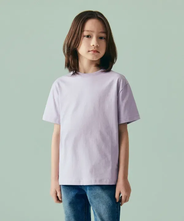 Футболка свободная, Musinsa Standard Kids, лавандовый