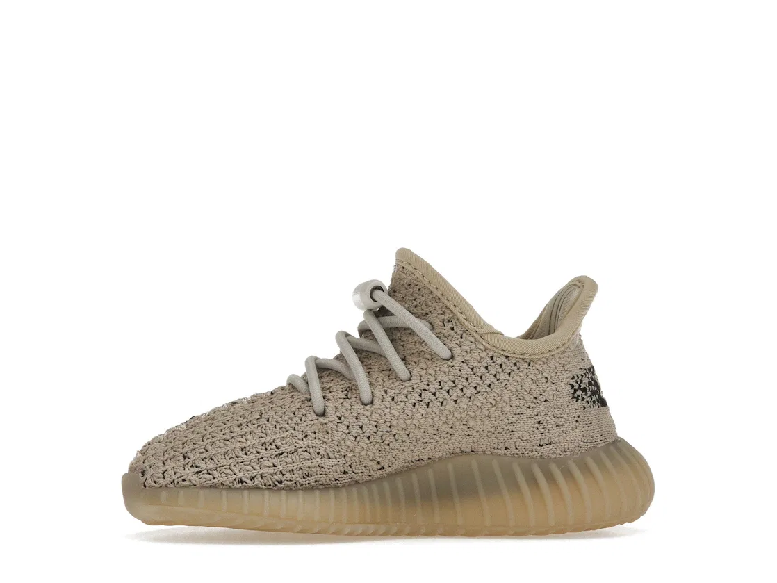 Детские кроссовки с мягким верхом Adidas Yeezy Boost 350 V2, Slate/Core Black/Slate — фото 3