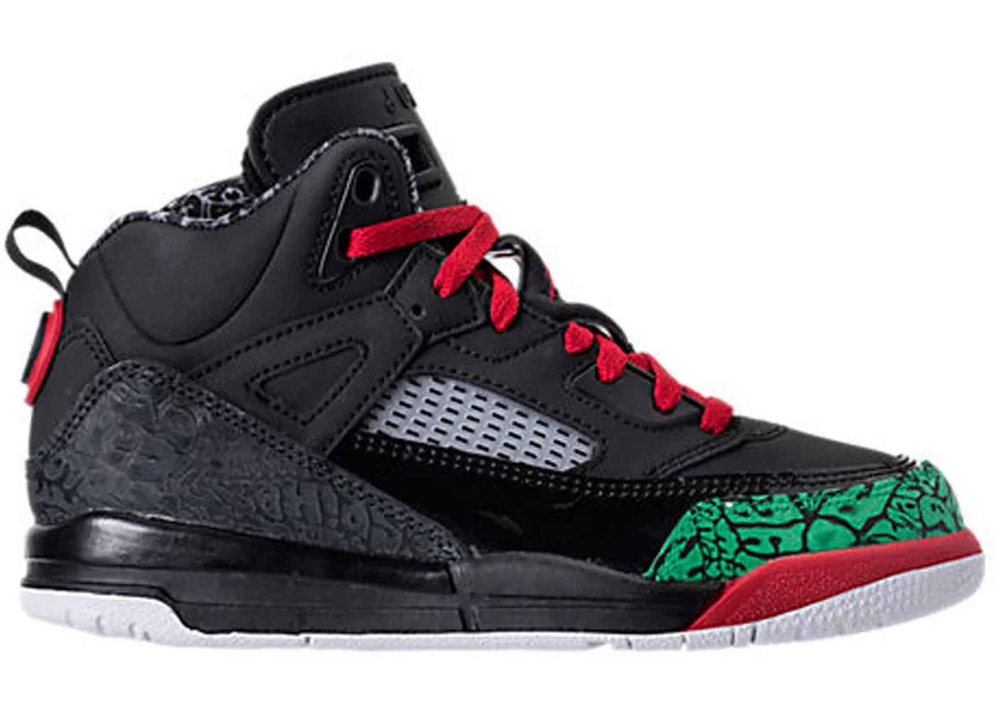 Детские кроссовки Lifestyle Jordan Spizike Jordan, Black/Varsity Red-Classic Green