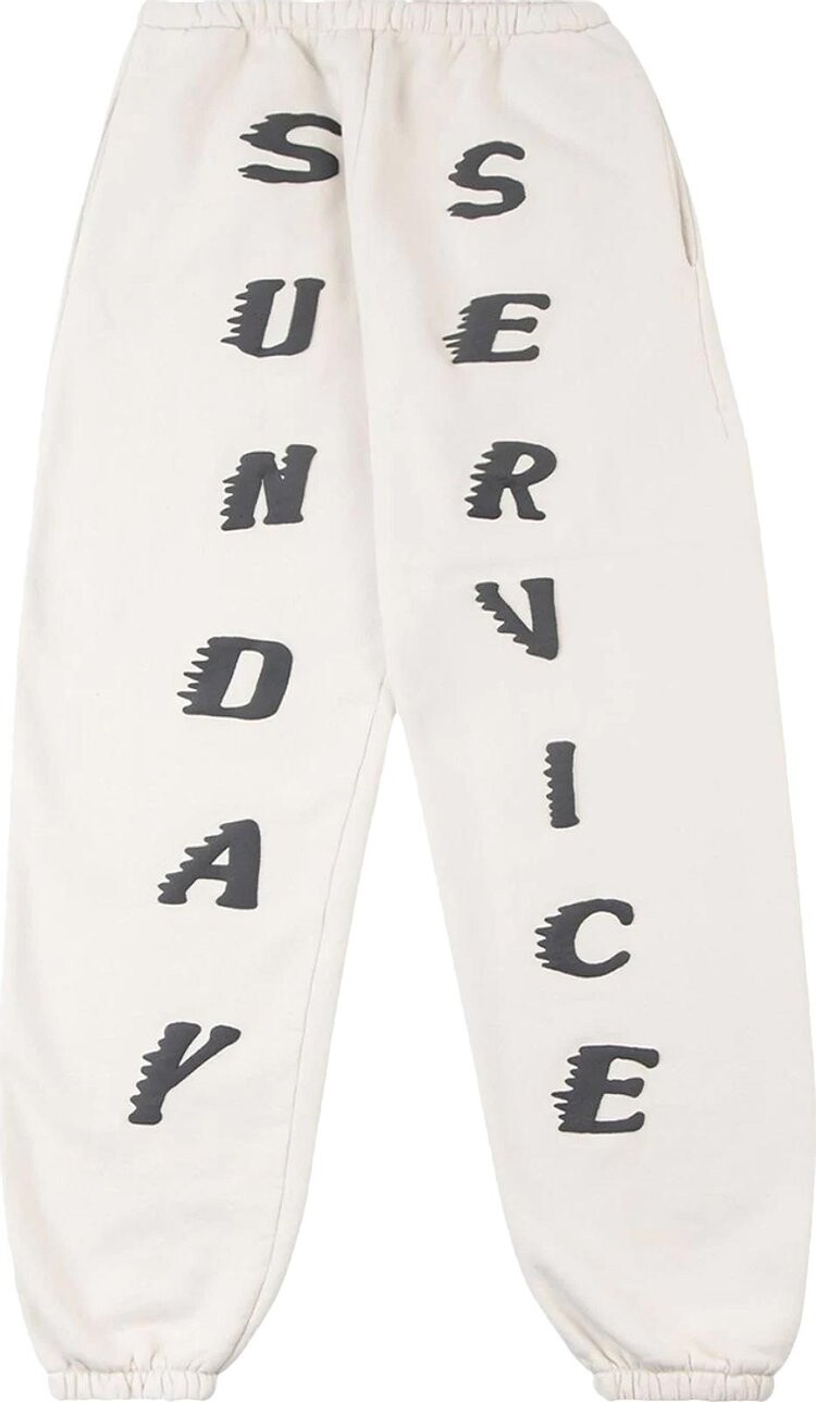 

Спортивные брюки Kanye West Sunday Service Sweatpants 'White', белый