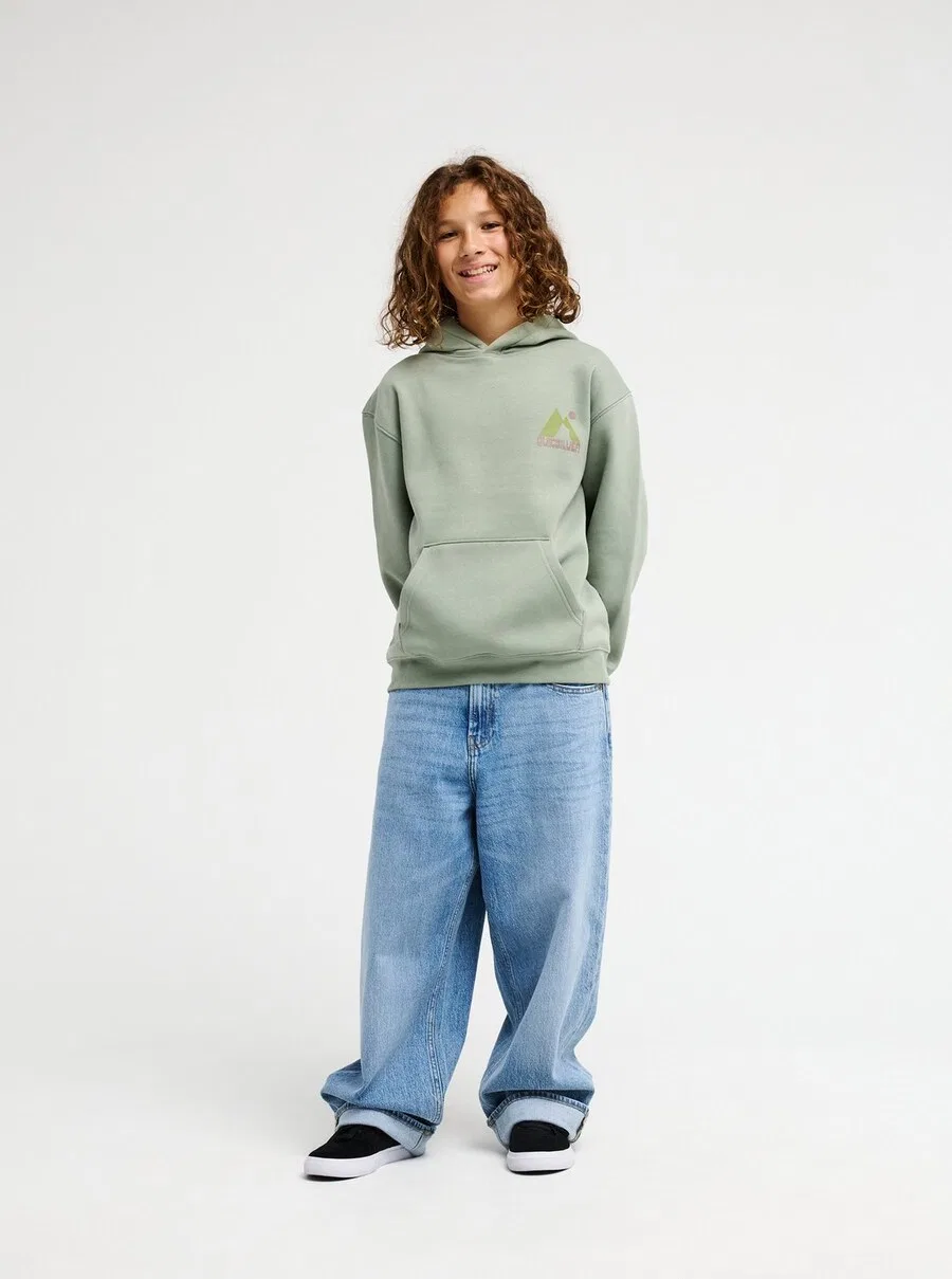 Толстовка QUIKSILVER, цвет киви, светло-зеленый