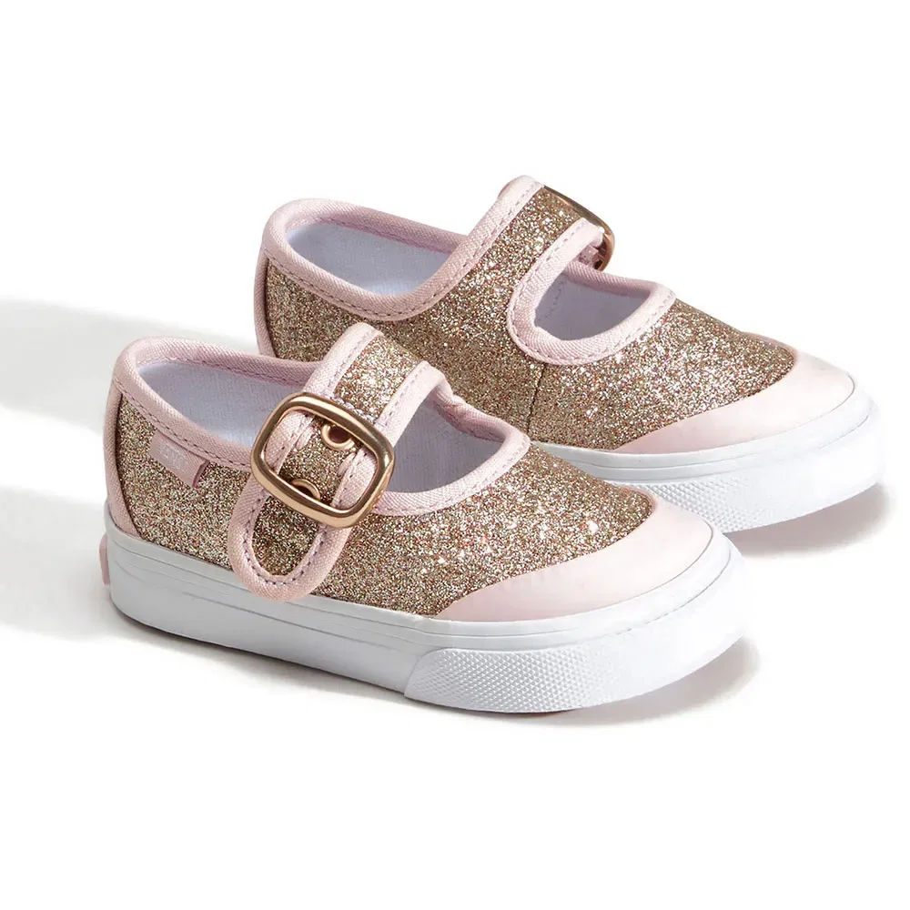 Детские кроссовки для девочек с пряжкой Mary Jane Vans, Golden