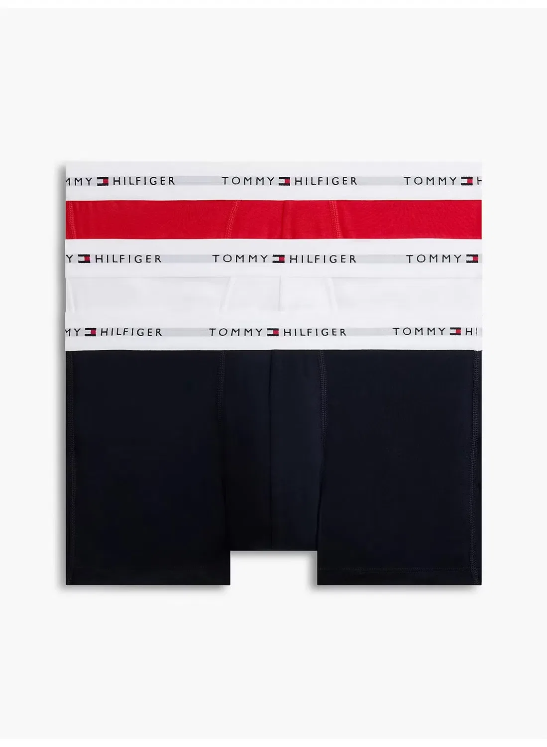 Трусы-боксеры хлопковые комплект из 3 штук Tommy Hilfiger, голубой