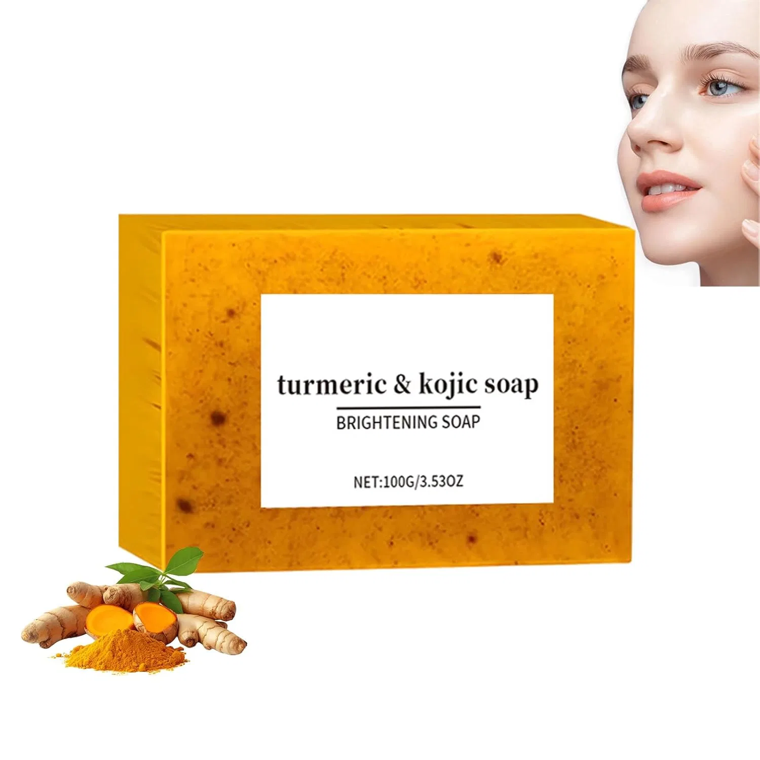 Мыло туалетное Bellusi Lemon Turmeric, 100г, Yellow Skzkk