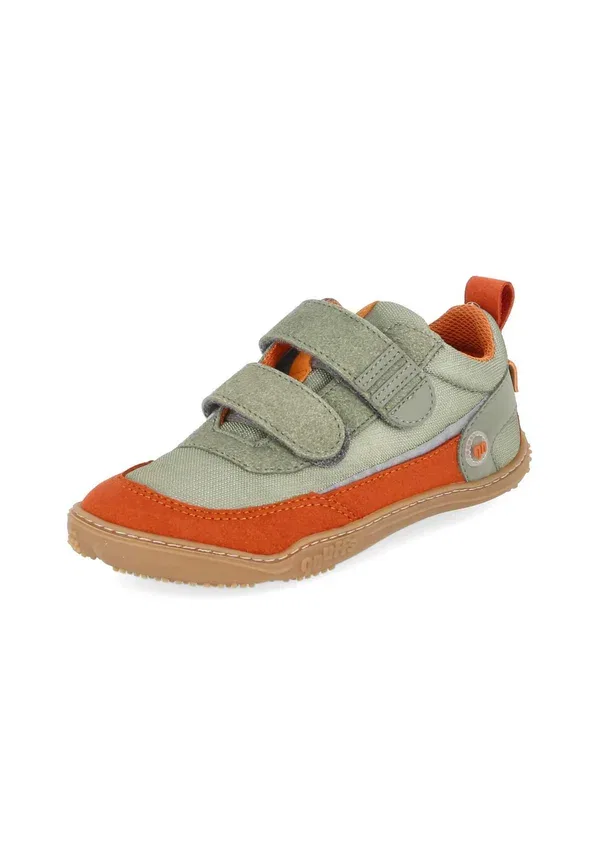 Ботинки из текстиля и синтетики Erle Qnuffs, Green-orange, оранжевый — фото 2