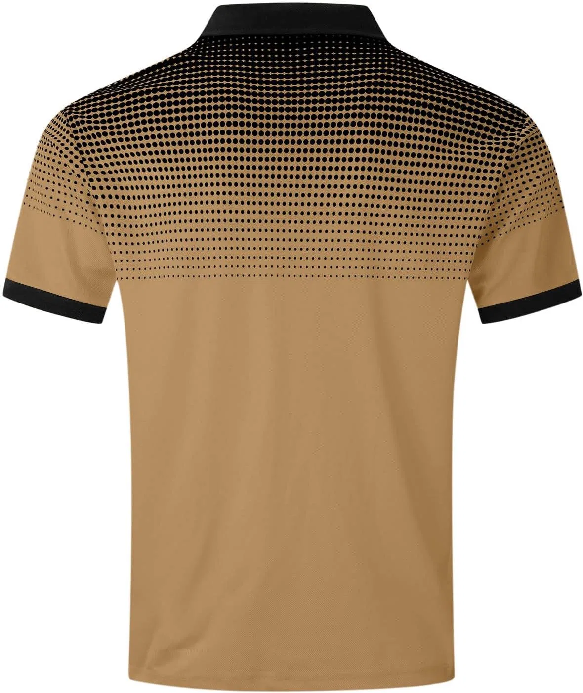 Мужская футболка с цветовым блоком Slim Fit Golf, Coffee — фото 3