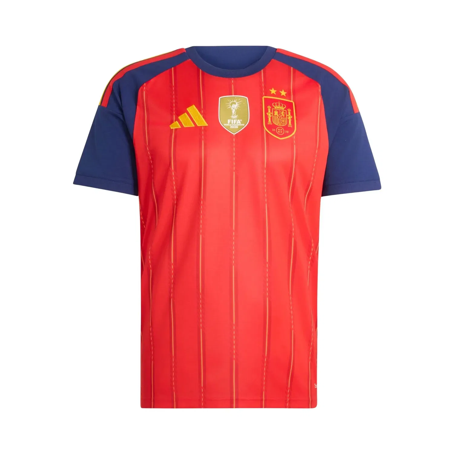 Футболка Adidas сборной Испании, 26-я домашняя, победная, красный