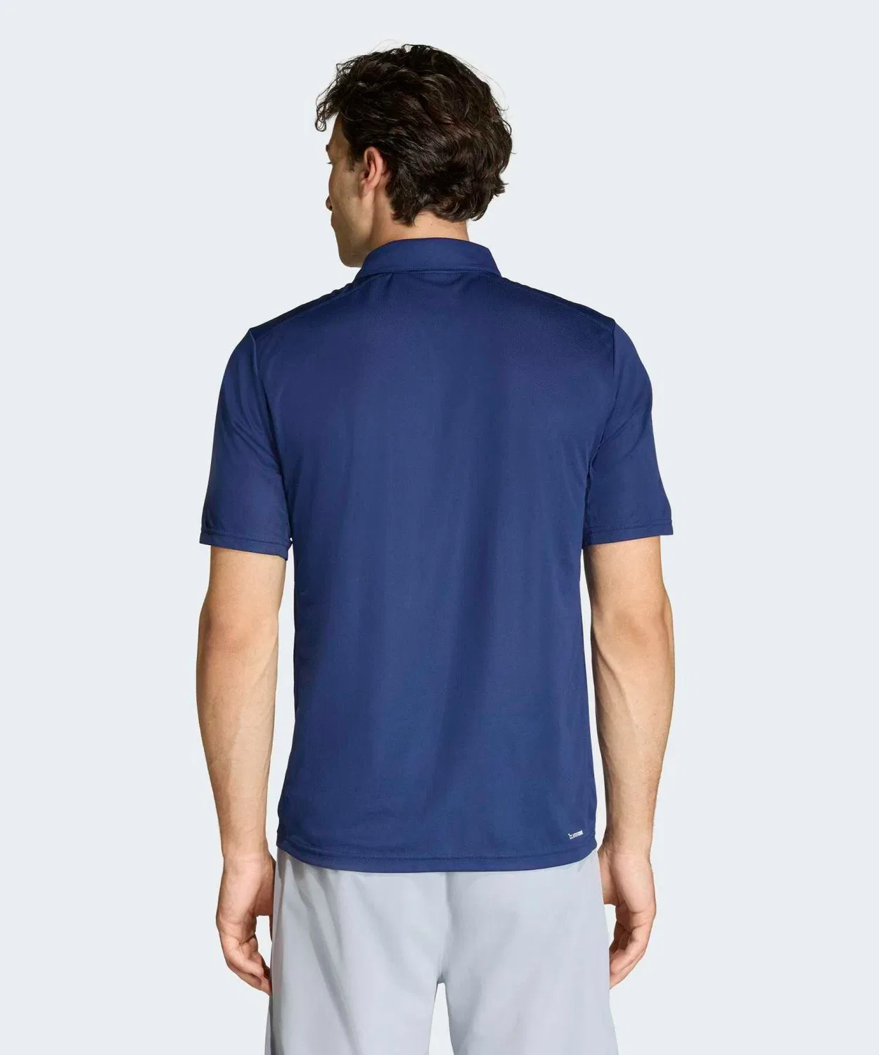 Мужская хлопковая футболка-поло с коротким рукавом Workout Essentials Base Adidas, Blue — фото 2