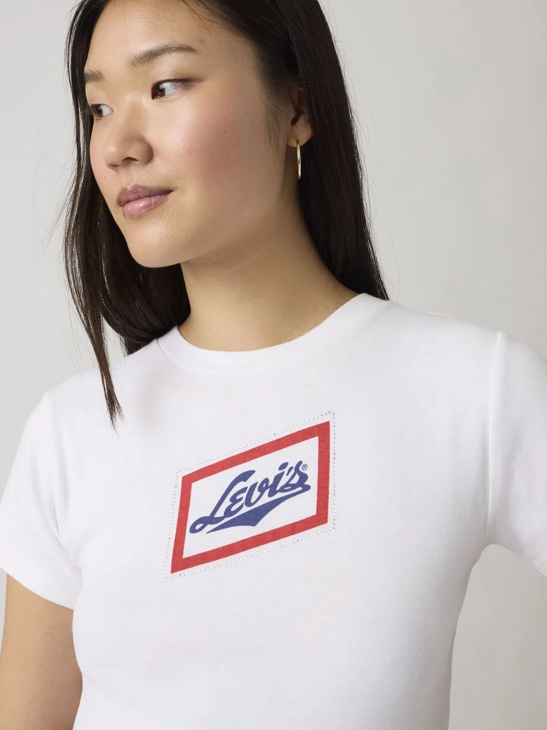 Футболка с принтом Vintage Logo Essential Sporty Levi's, винтажный логотип — фото 3