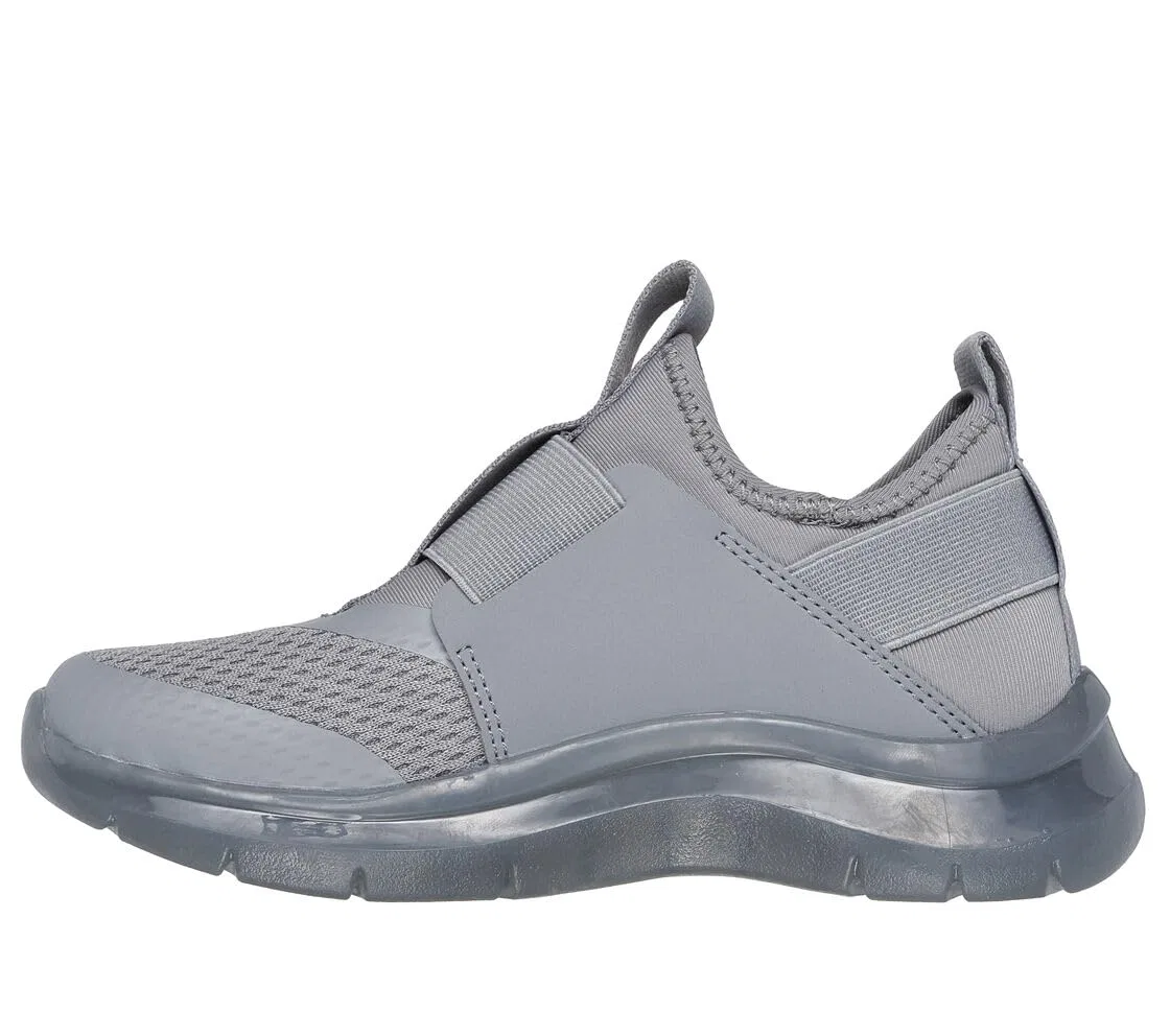 Детские кроссовки для мальчиков с цельной подошвой Skech Fast Ice Skechers, Grey — фото 4