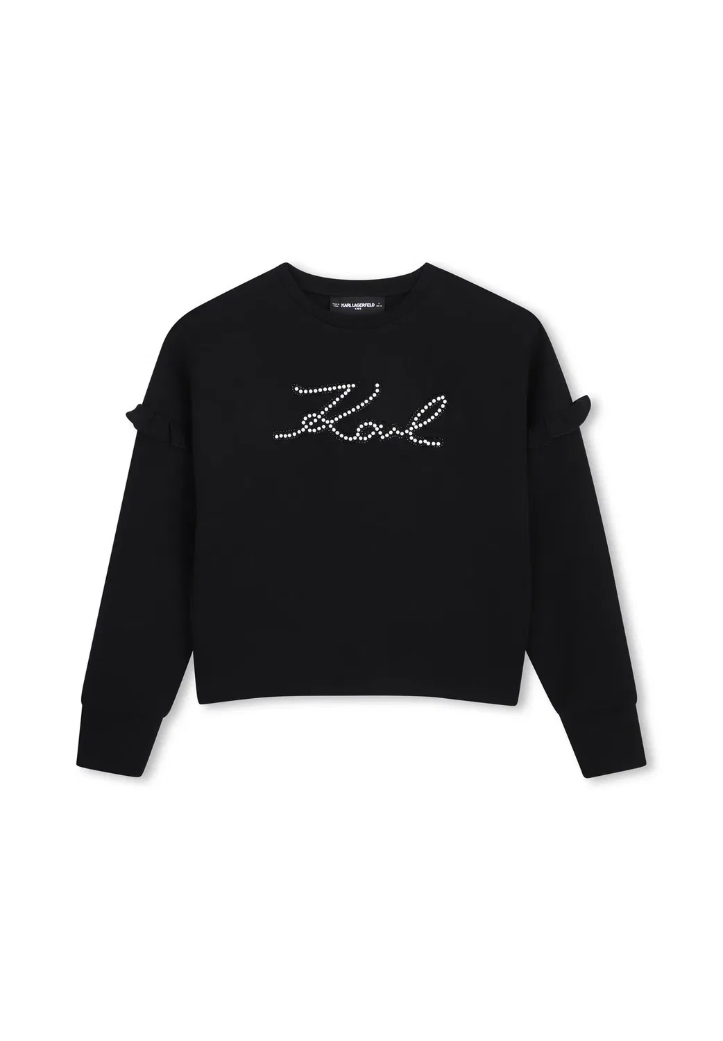Sweat manches longues - толстовка Karl Lagerfeld Kids, Black — фото 2