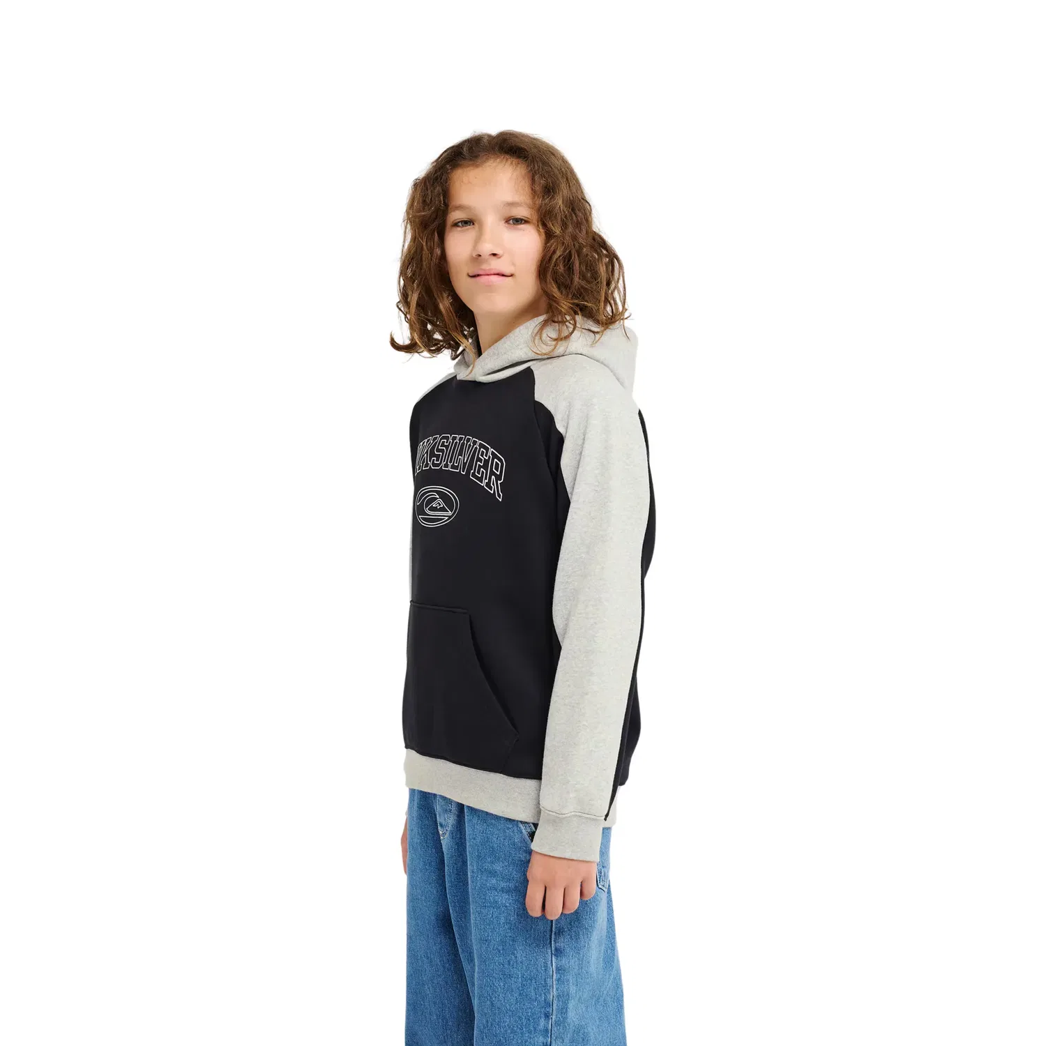 Детская худи для мальчиков из органического хлопка Quiksilver, Negro — фото 3
