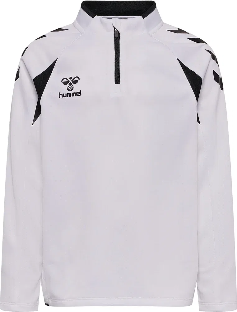 Детская тренировочная куртка с длинным рукавом Core 2.0 Half Zip Hummel, белый — фото 2