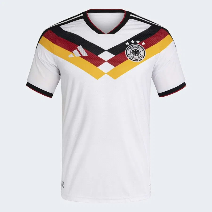 Футболка ADIDAS PERFORMANCE 'Germany 26 Home Authentic' белого цвета — фото 2