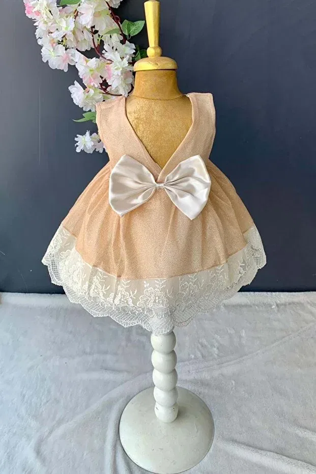Детское платье для девочек из фатина Mnk Baby&Kids, Powder — фото 2