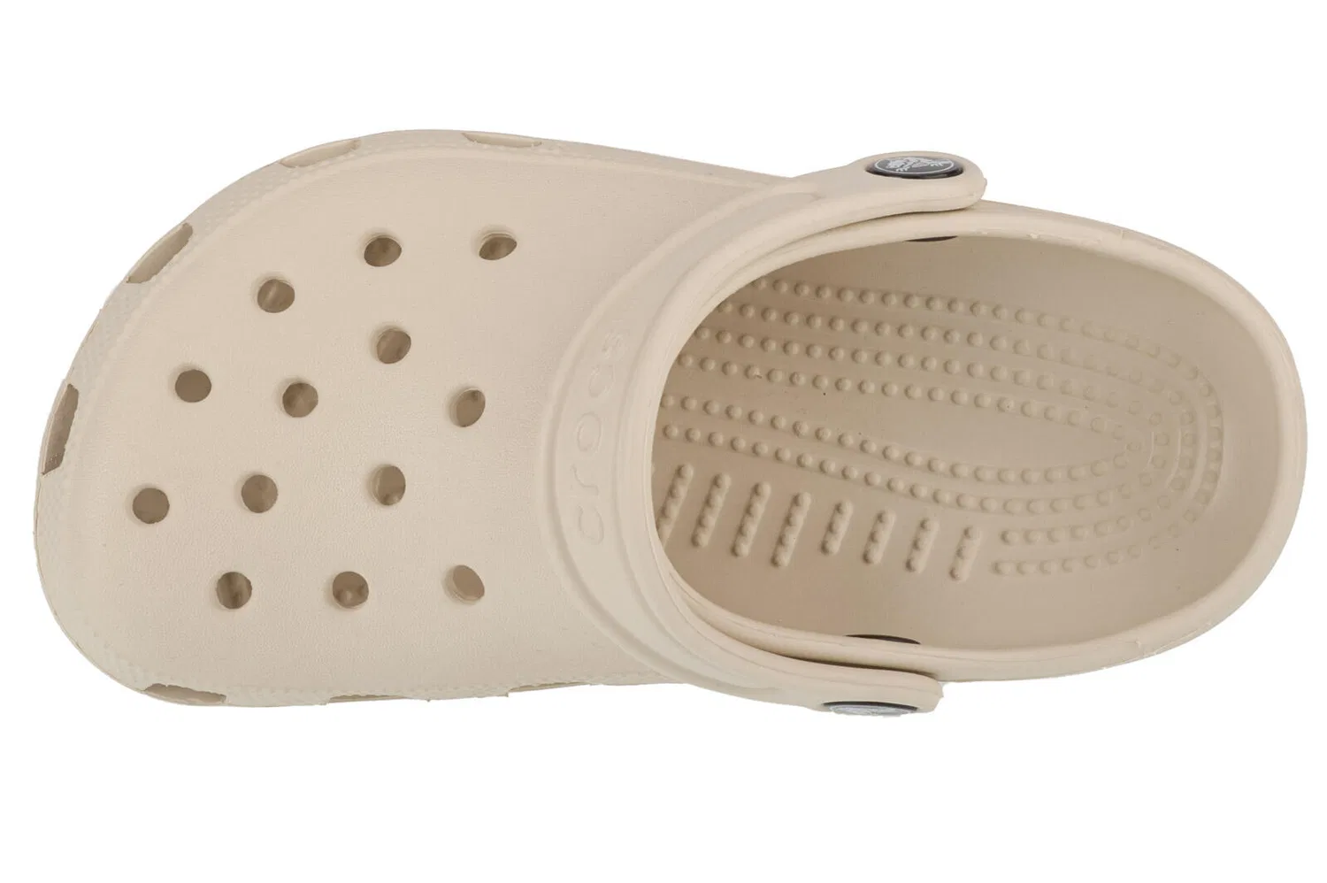 Детские сабо с поворотным ремешком Classic Crocs, цвет Creamfarben Baumwollweiß — фото 3