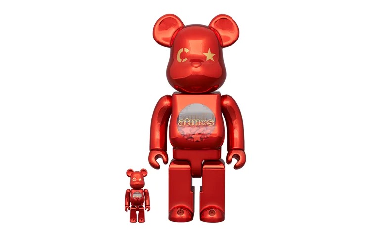 

Виниловая фигурка Be@rbrick Atmos X Clottee, 30 см + 7 см