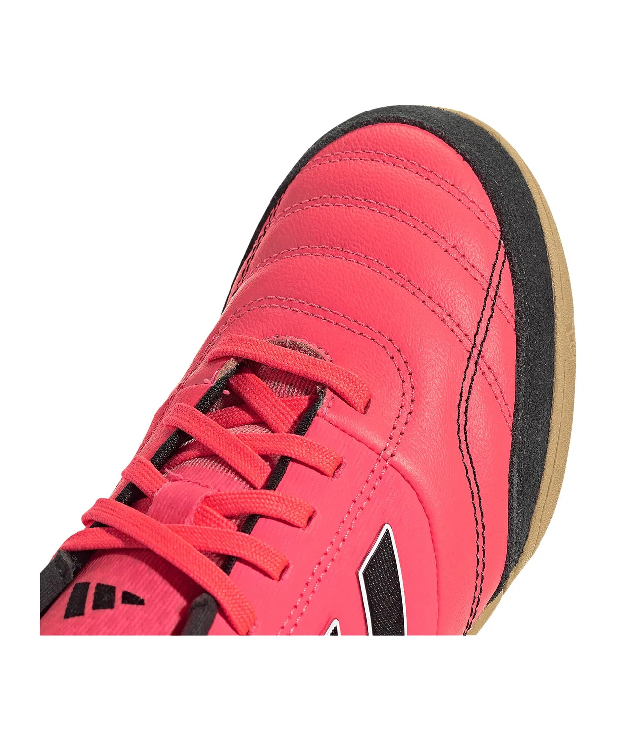 Детские для мальчиков кроссовки с принтом Top Hall Competition Indoor Adidas, Pink Black — фото 2