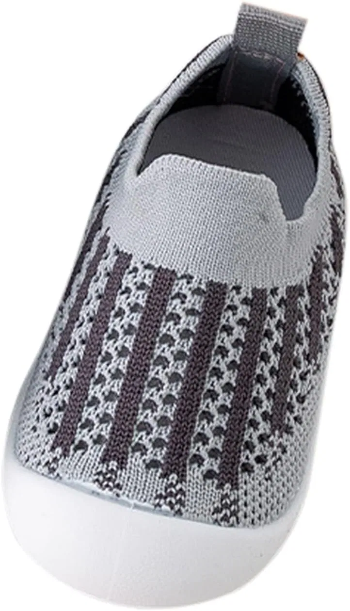 Детские кеды для мальчиков с сеткой Mesh Slip On Socks Shoes, Grey