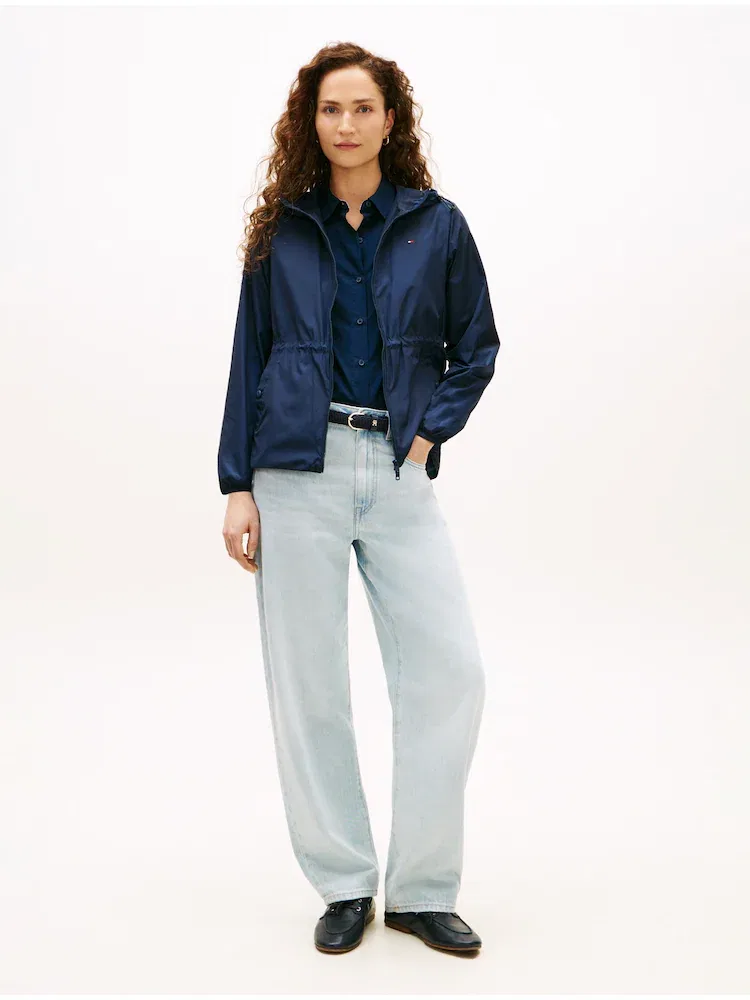 Куртка ветровка с утяжкой TOMMY HILFIGER, Navy — фото 2