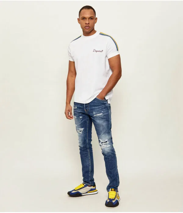 Мужская футболка с круглым вырезом Dsquared2, белый — фото 2