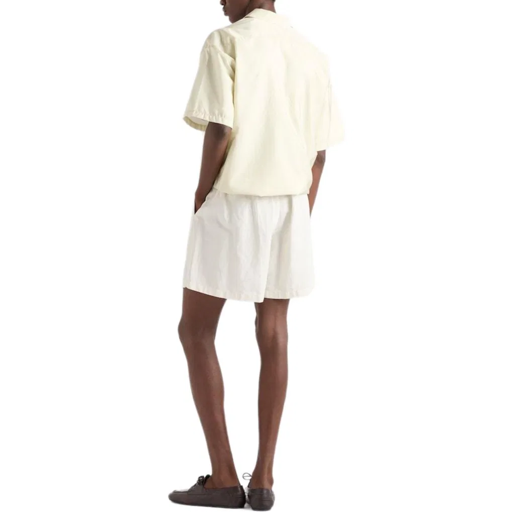 Рубашка Re Nylon SS26 Summer Collection, PRADA, Talc White — фото 4