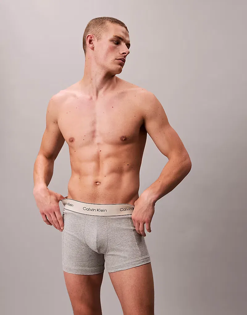 Трусы Heritage Cotton 3 шт Calvin Klein, мультиколор — фото 2