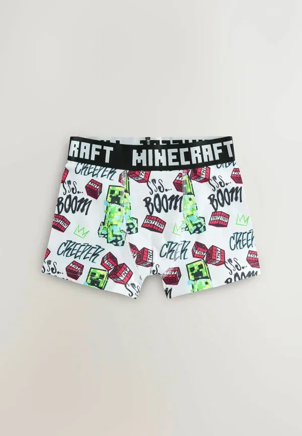 Трусы 7 шт, Minecraft, Next, зеленый, черный — фото 4