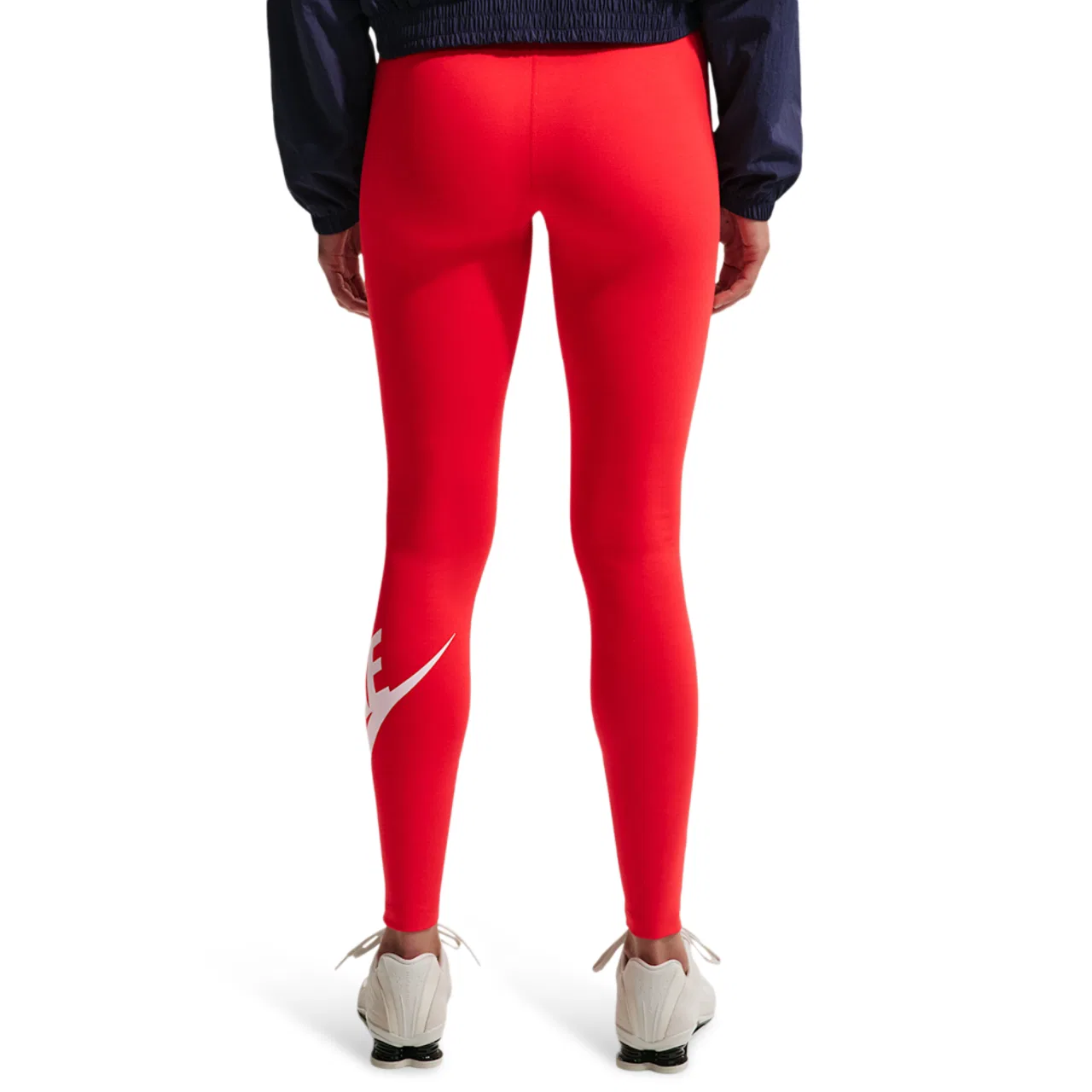 Женские леггинсы NSW Classic Graphic HR Futura Nike, цвет University Red/White — фото 2