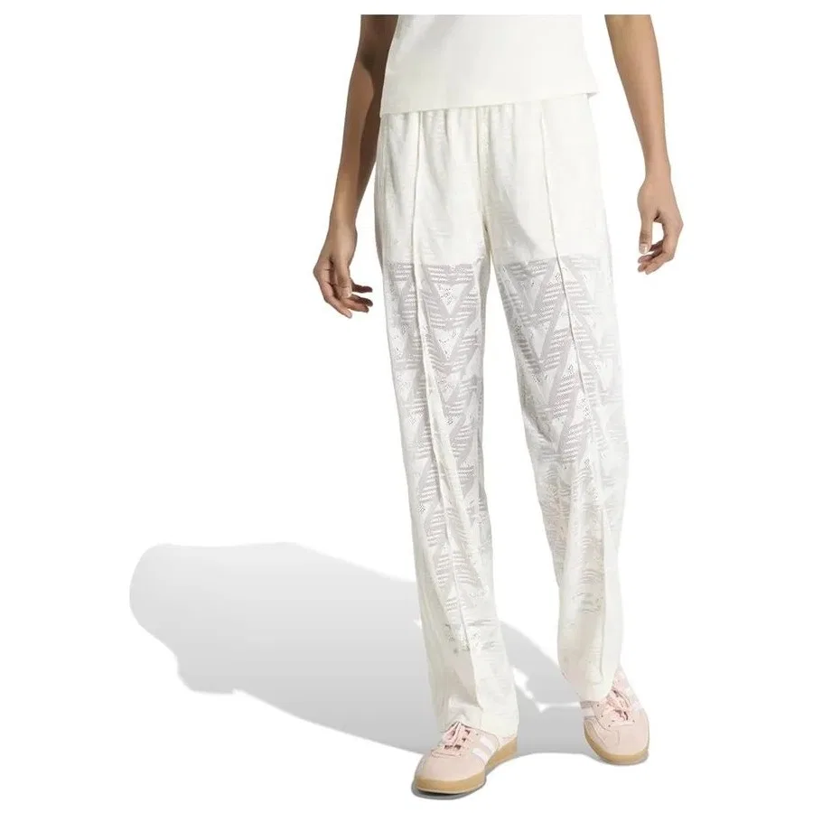 Спортивные брюки с завязкой adidas Firebird Lacetp, Белый — фото 2
