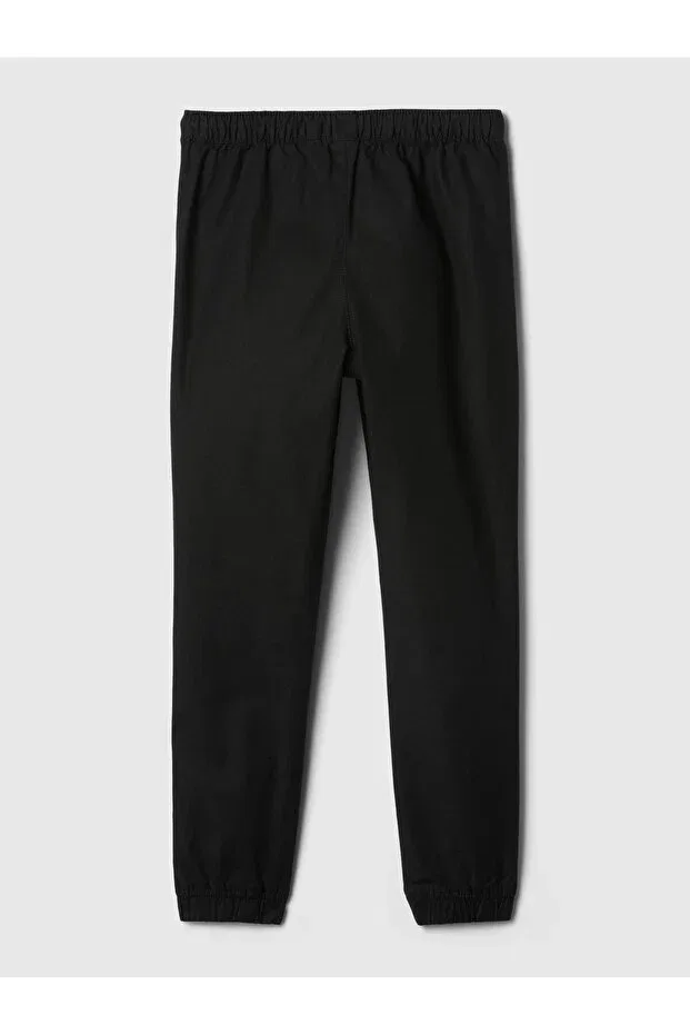 Детские спортивные штаны для мальчиков с принтом Gap Everyday Washwell Jogger, Black-004 — фото 4