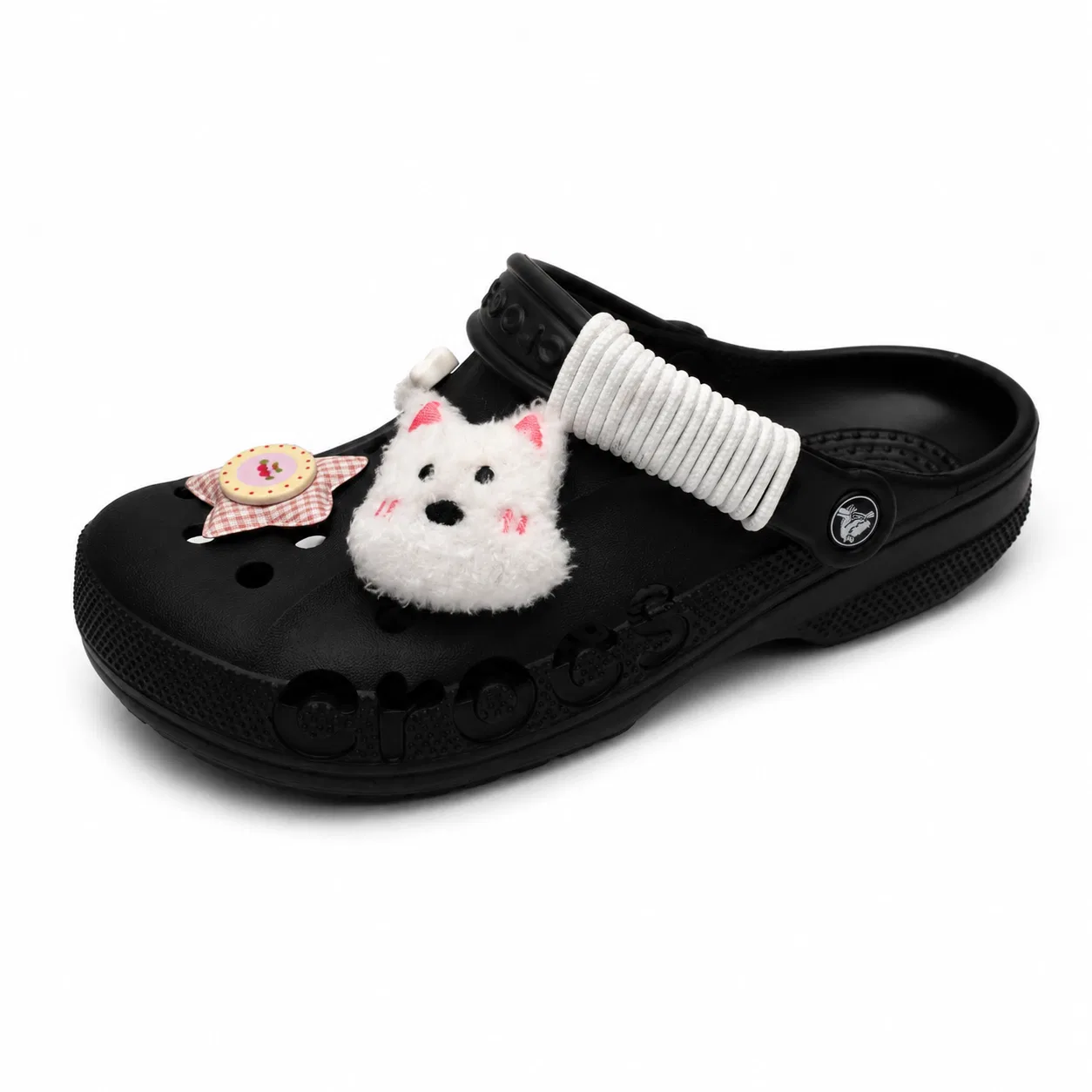 Детские сабо-клоги из EVA Pink Island Puppy Crocs, Цвет: Pink Island Puppy (Gift Bag) — фото 3