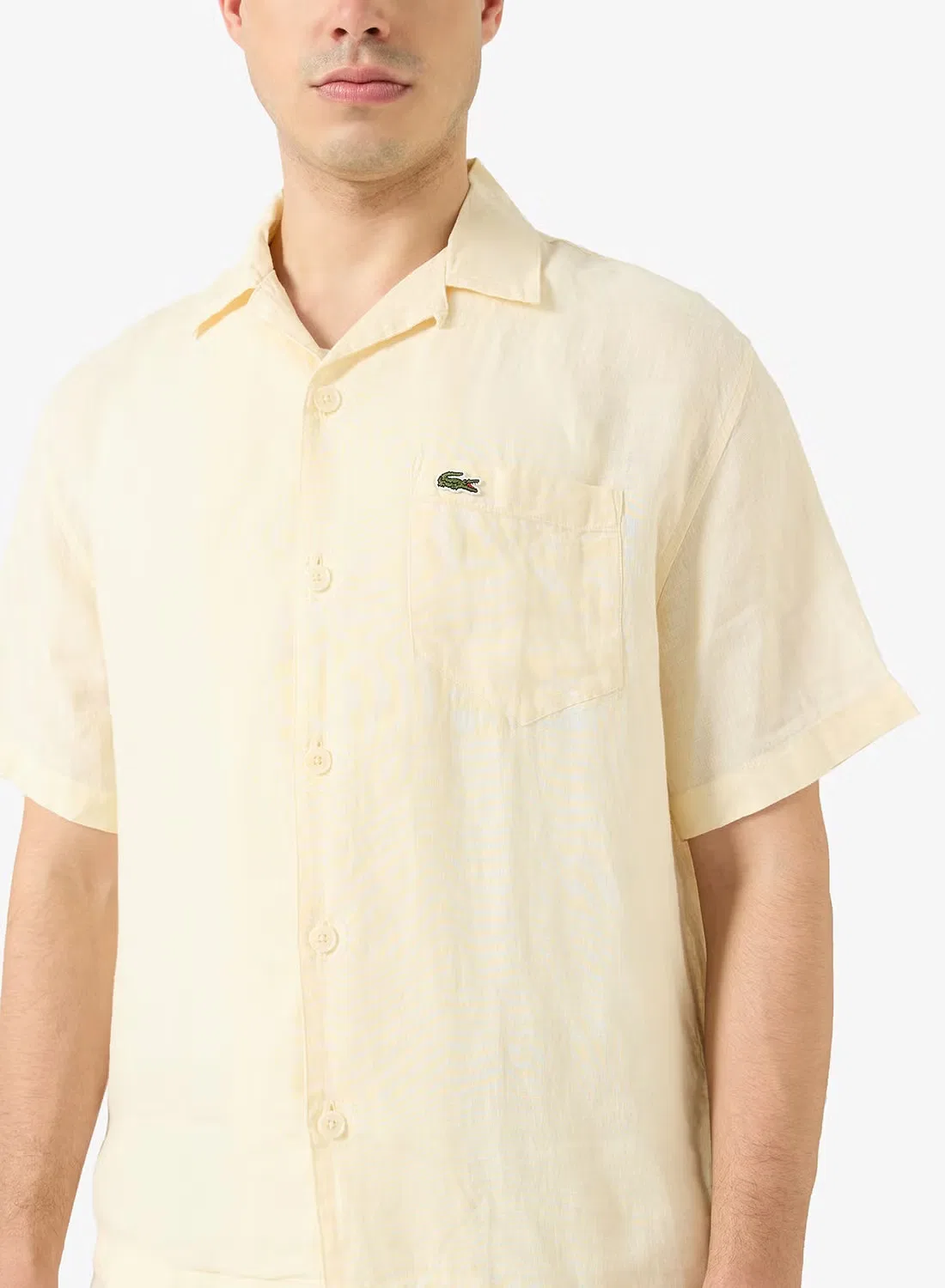 Рубашка классическая Lacoste, натуральный — фото 3