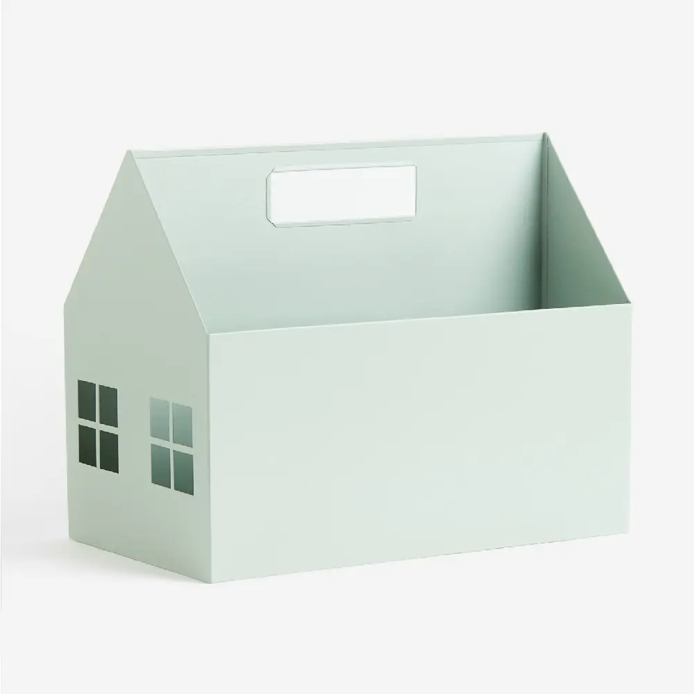 

Контейнер для хранения H&M Home House-shaped Book Storage, светло-зеленый