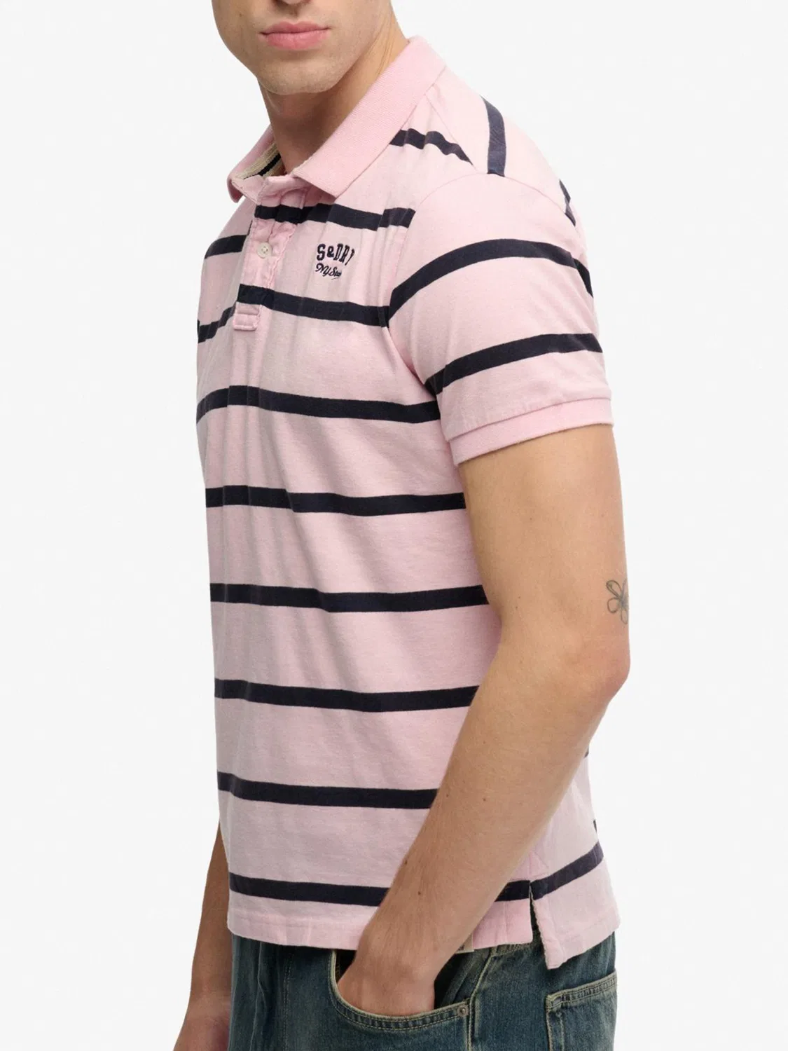 Поло Superdry Pink, розовый