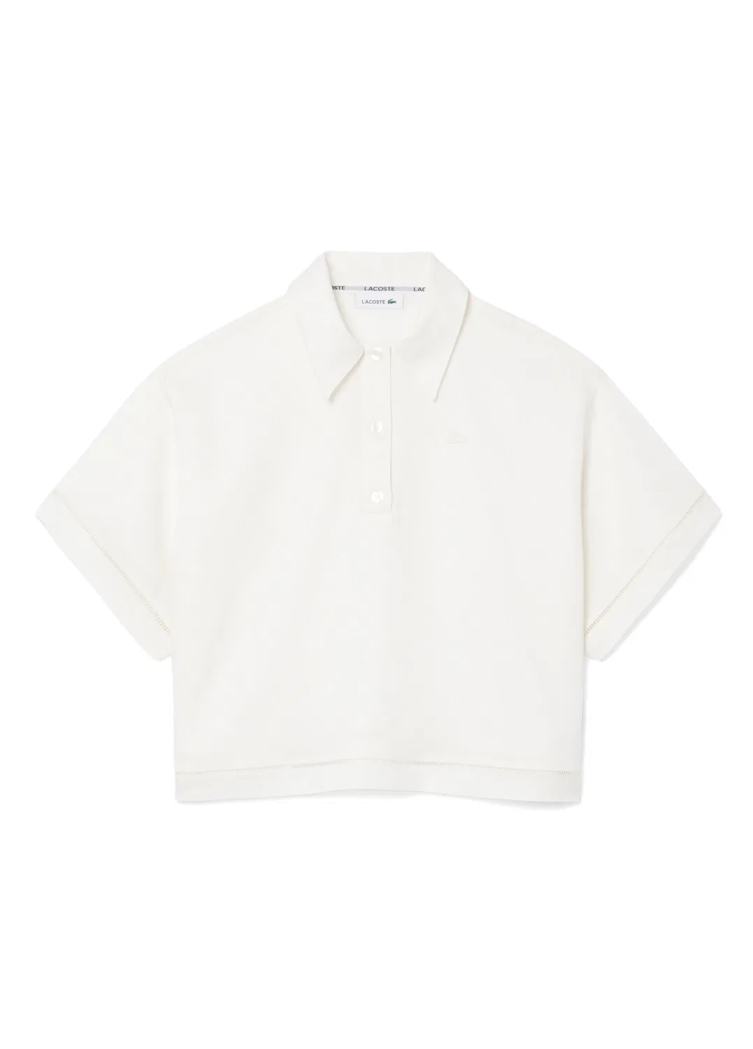 Футболка-поло Lacoste oversize, белый
