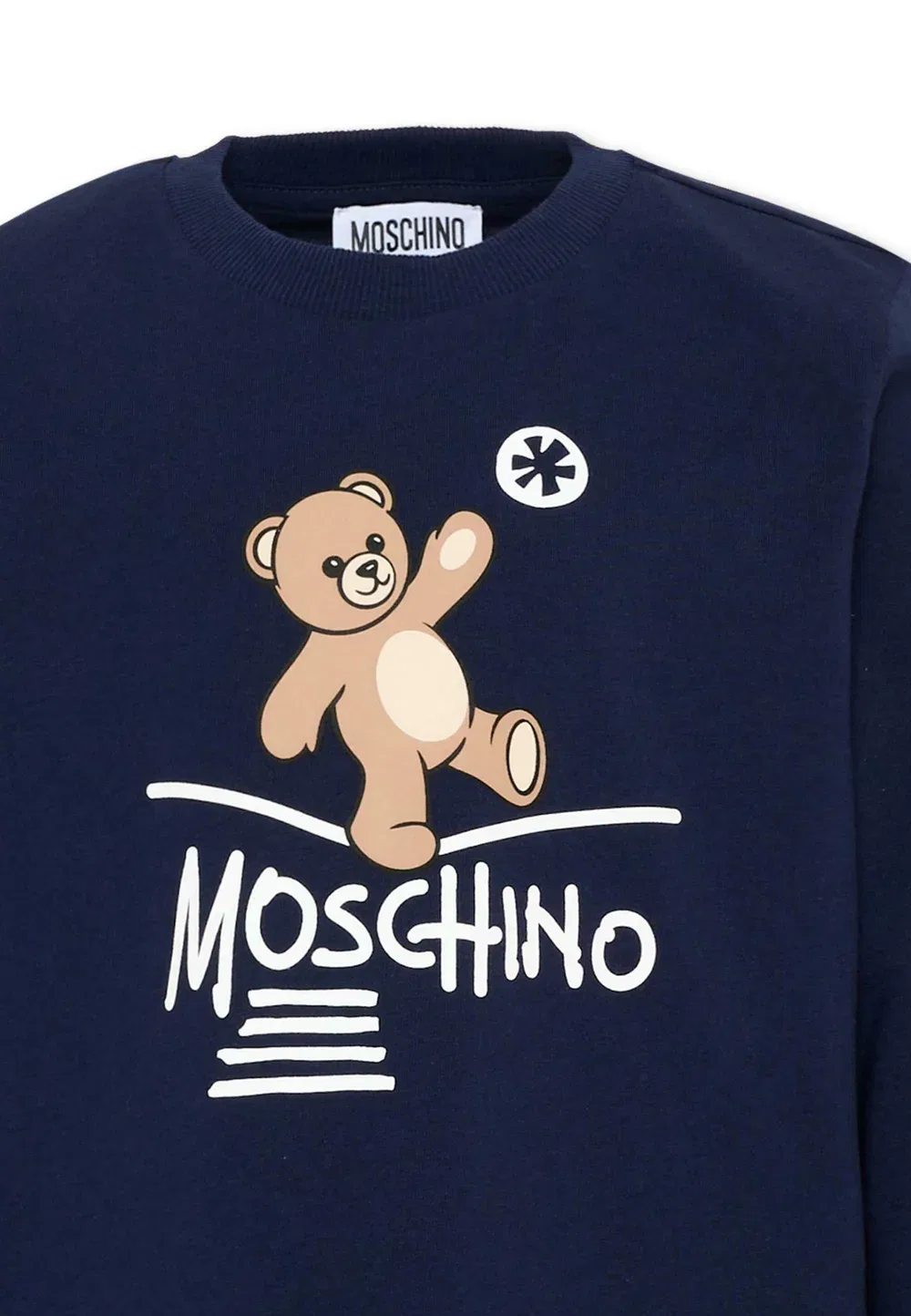Футболка - топ с длинными рукавами Moschino, Blue — фото 3