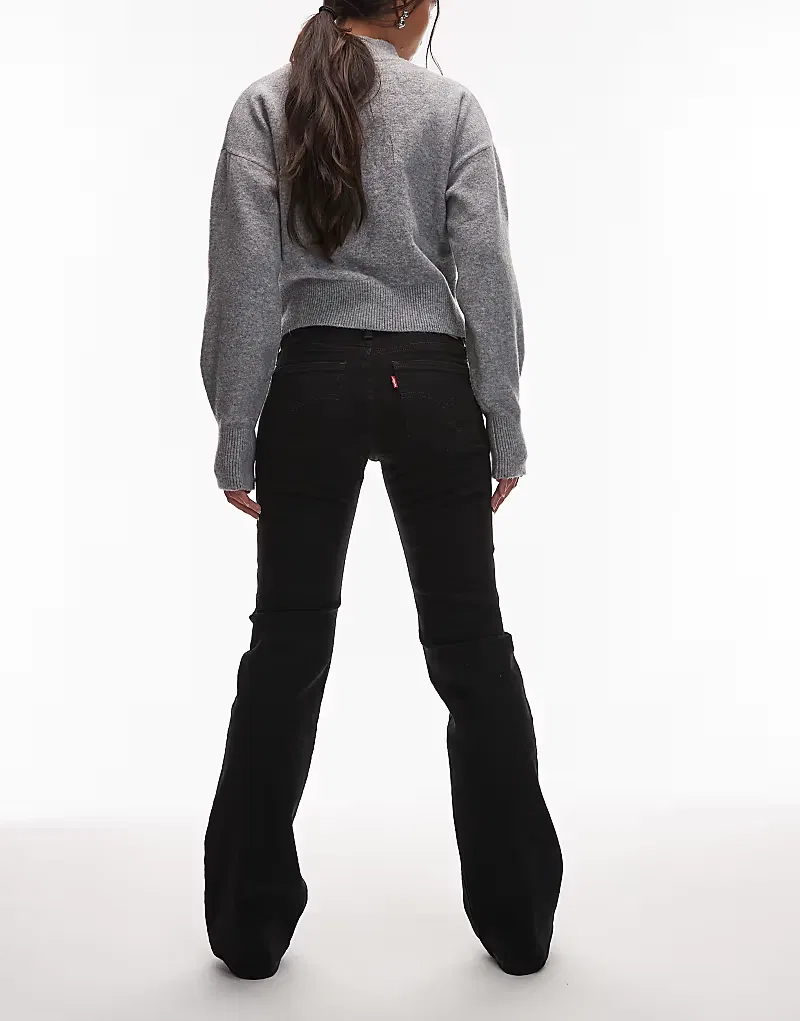 Джинсы Levi's Superlow Bootcut, черный — фото 3