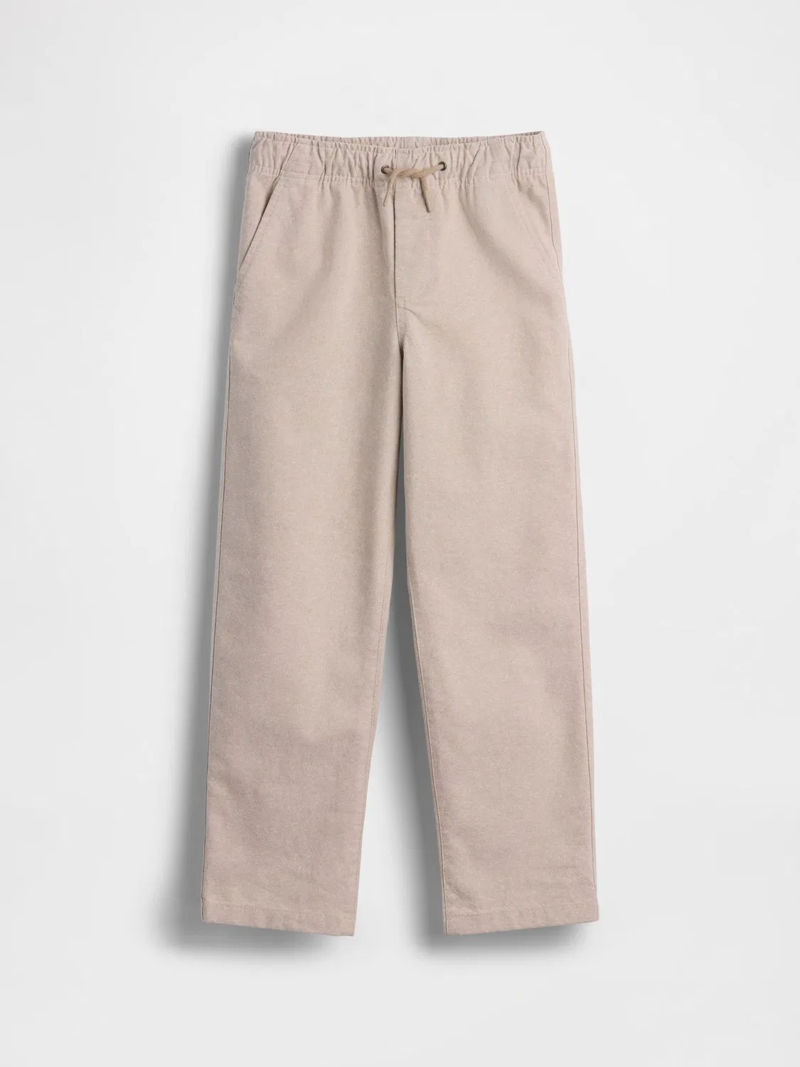 Брюки свободные из льна с хлопком, Easy Trousers Gap, кремовый — фото 3