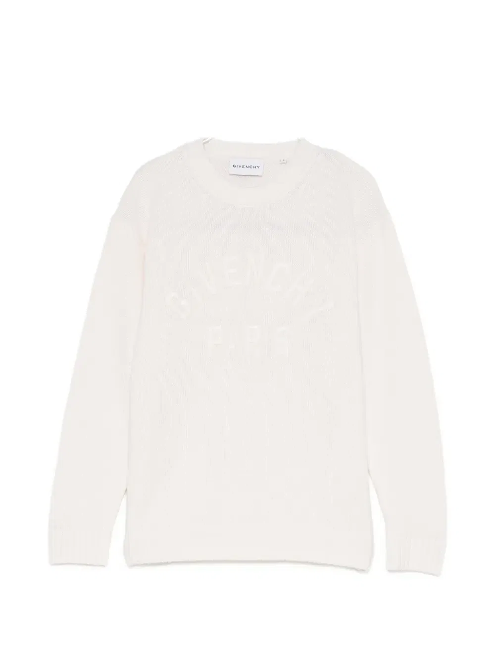 Джемпер с вышитым логотипом Givenchy Kids, бежевый