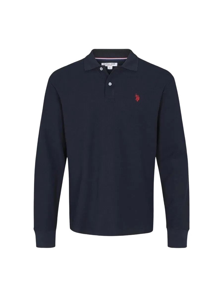 Футболка U.S. Polo Assn. 'UMBRETT' темно-синего цвета