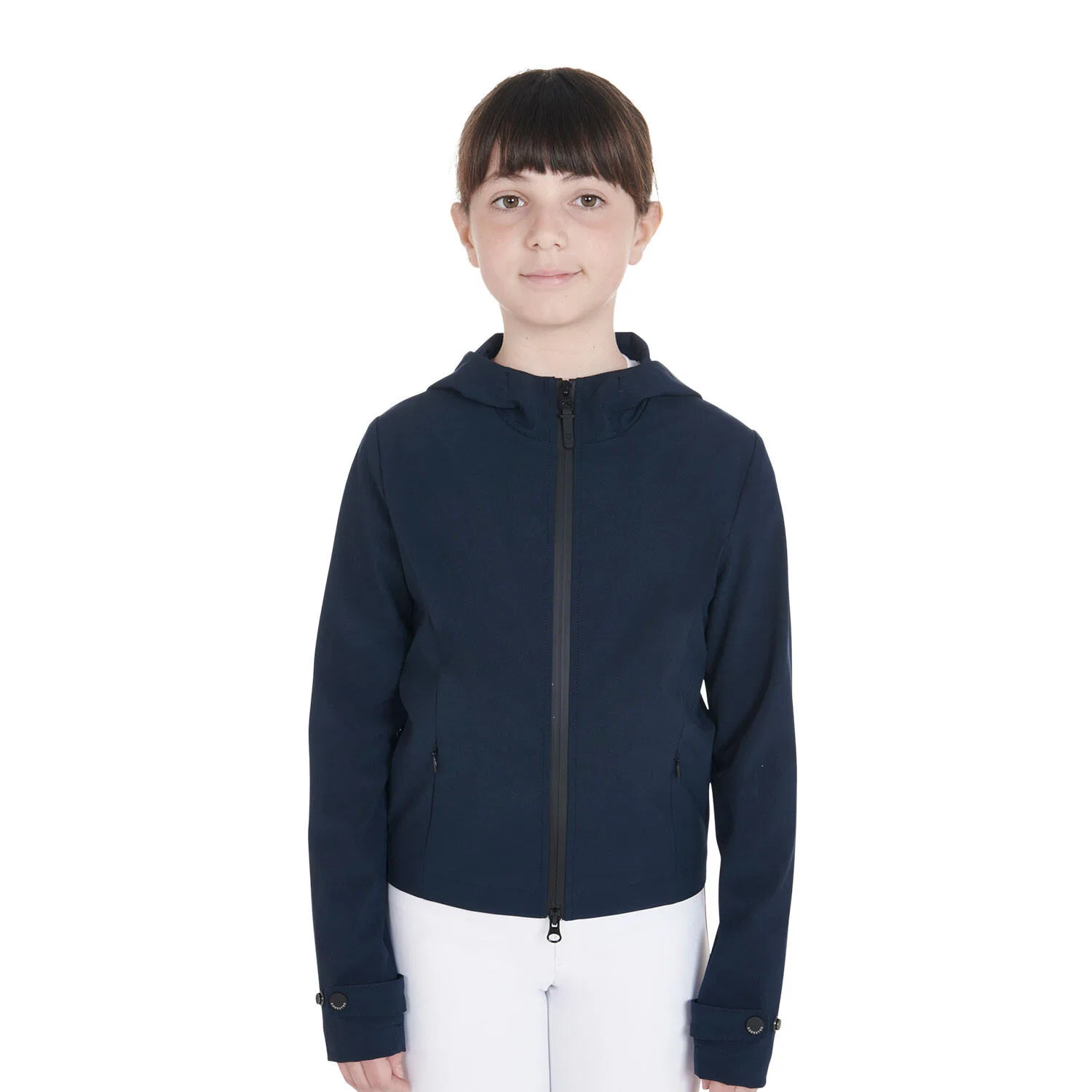 Детская утепленная куртка-софтшелл Slim Fit Equestro, Космосблау