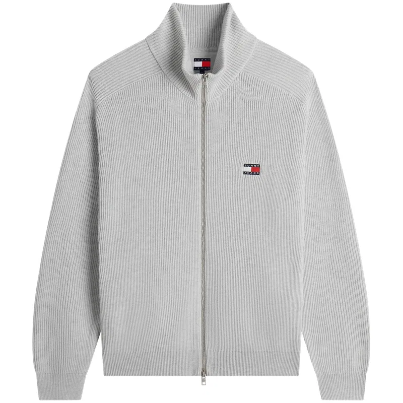 Мужской свитер с воротником-стойкой Tommy Hilfiger, Light Gray P08